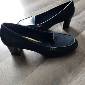 Lauren Ralph Lauren Navy Blue Heels